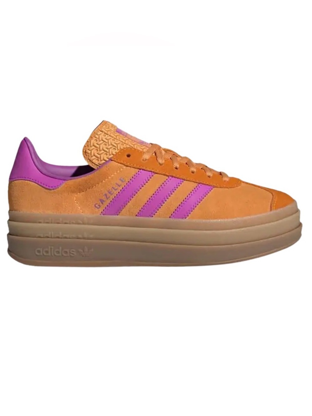 adidas Women Orange and Pink / Purple Gazelle Sneakers